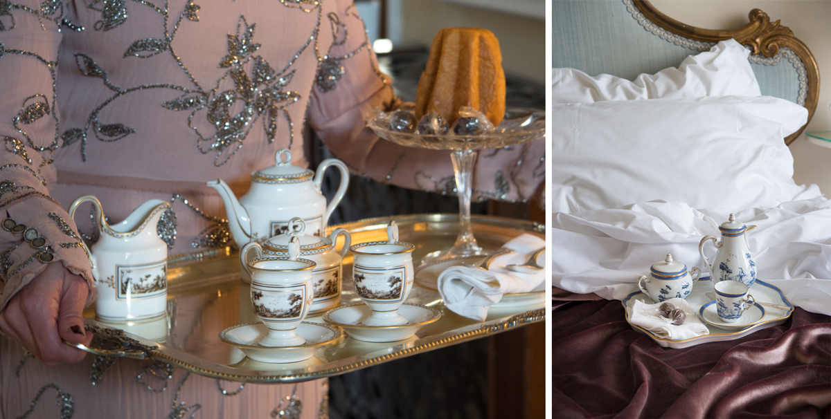 Ginori porcelain collection at Principe Hotel in Florence | © Francesca Pagliai Photographer