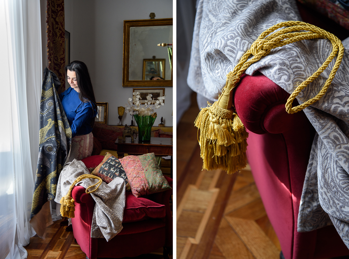 Choosing interior textiles - Hotel Principe Firenze | © Francesca Pagliai Photographer